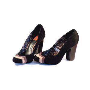 NEW MISSONI x Target Collab Women’s 8 1/2 Suede Chevron Pumps Shoes Heels